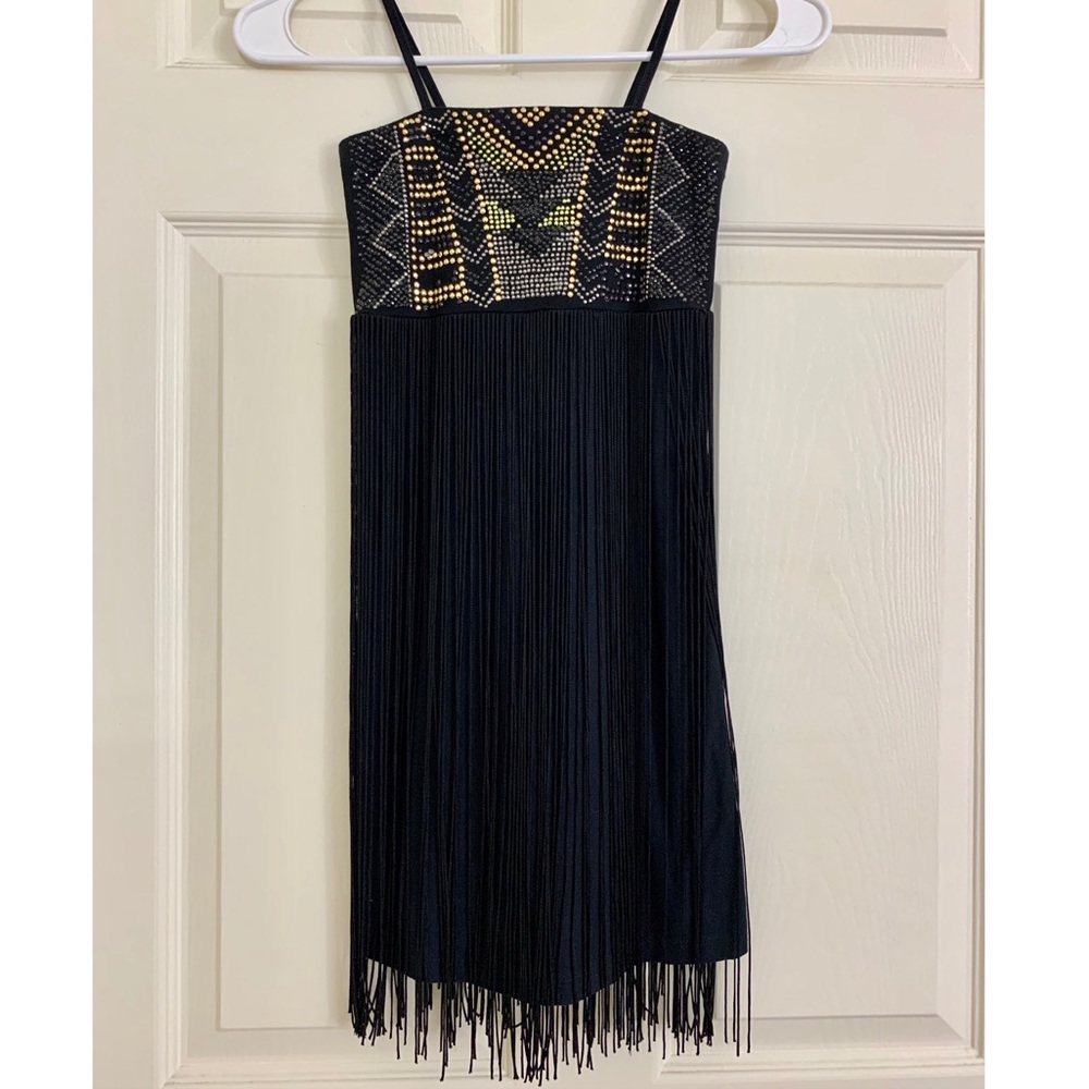 Flowers by Zoe girls black party dress